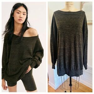 We The Free by Free People Comfiest Tunic in Antique Brass Combo, Large